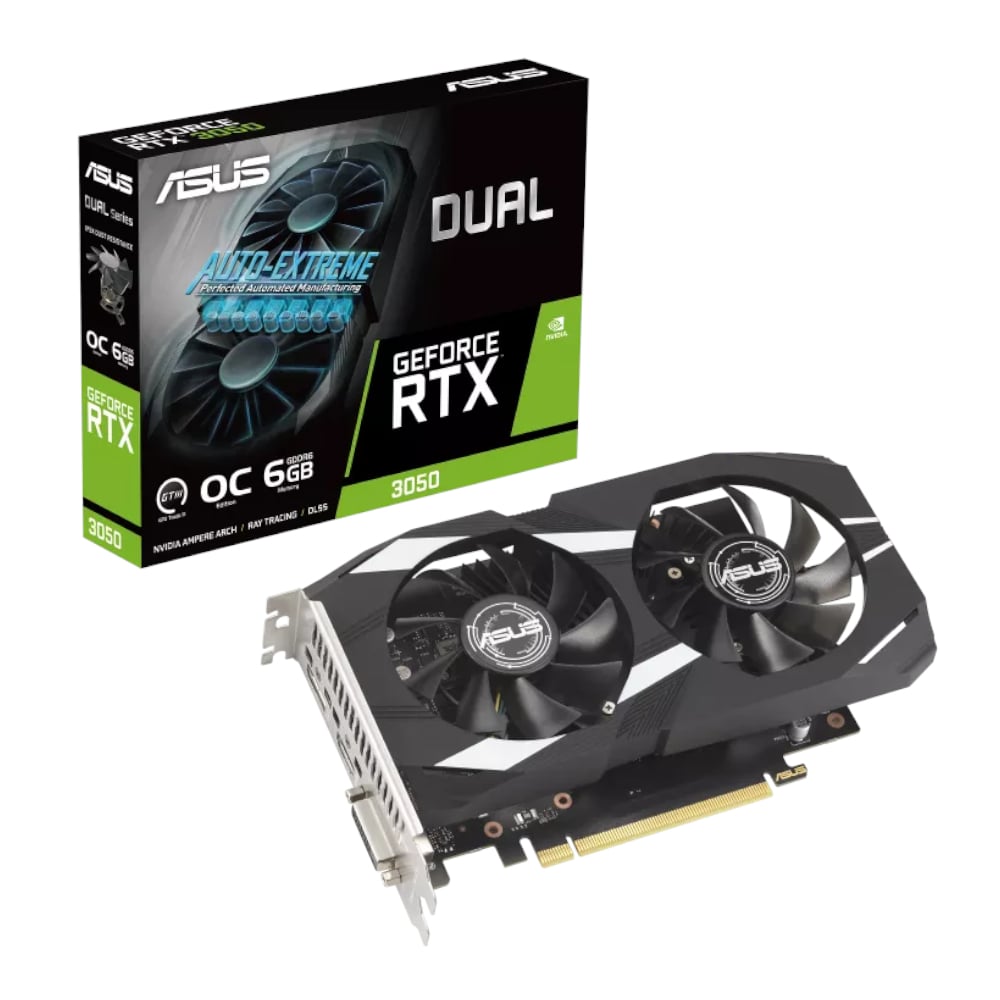 ASUS Nvidia GeForce RTX 3050 Dual OC 6G