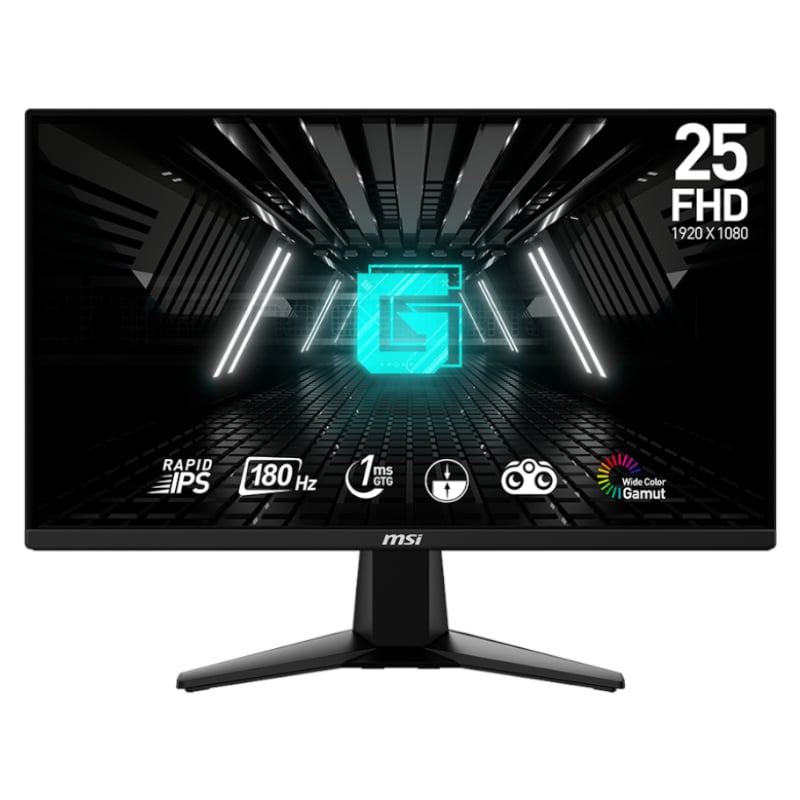 MSI G255F 25″ Gaming Monitor 1920×1080 (FHD) Rapid IPS 1ms 180Hz