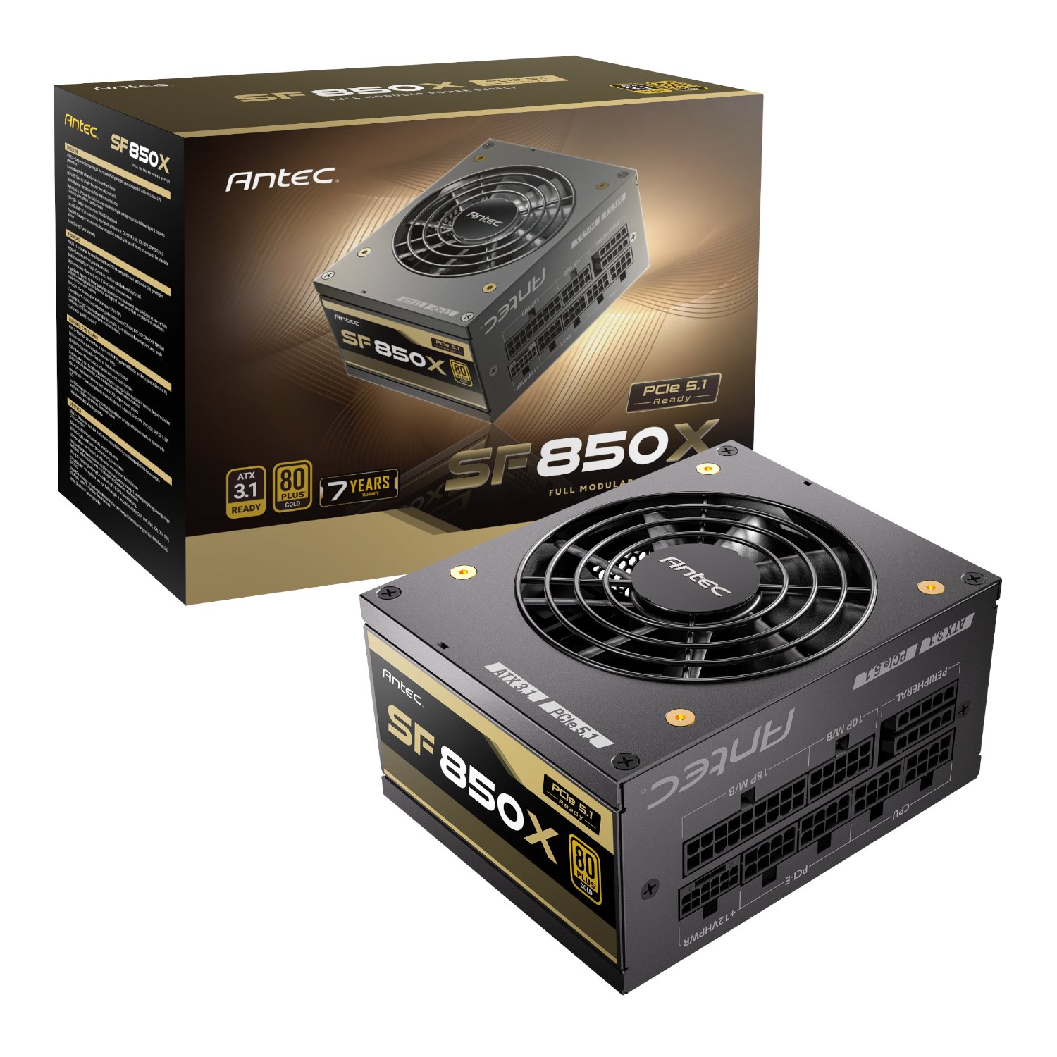 Antec SF850X SFX 4.1 ATX3.1 80 PLUS Gold Fully Modular Power Supply