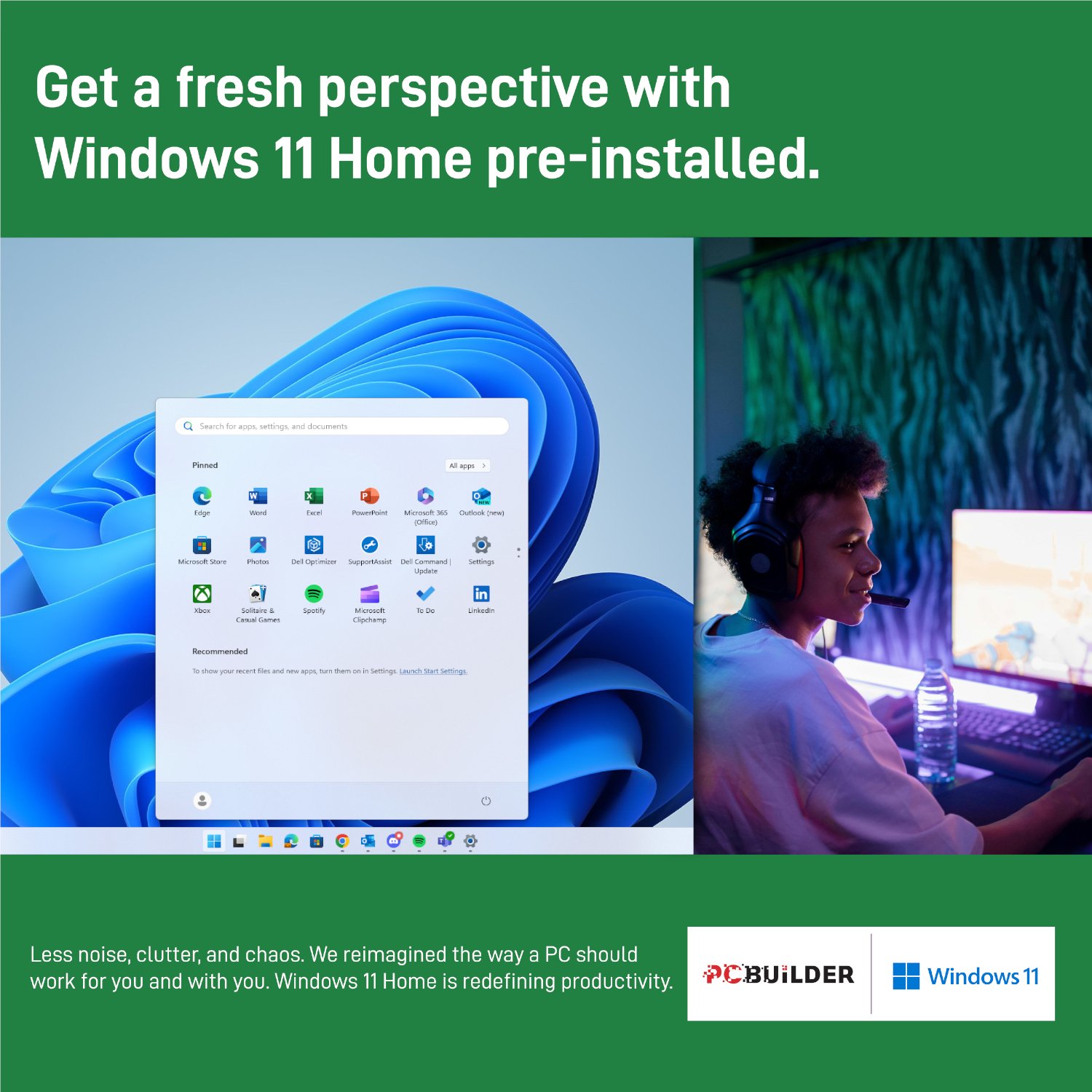 PCBuilder Ryzen 5 8600G WARDEN Windows 11 Gaming PC