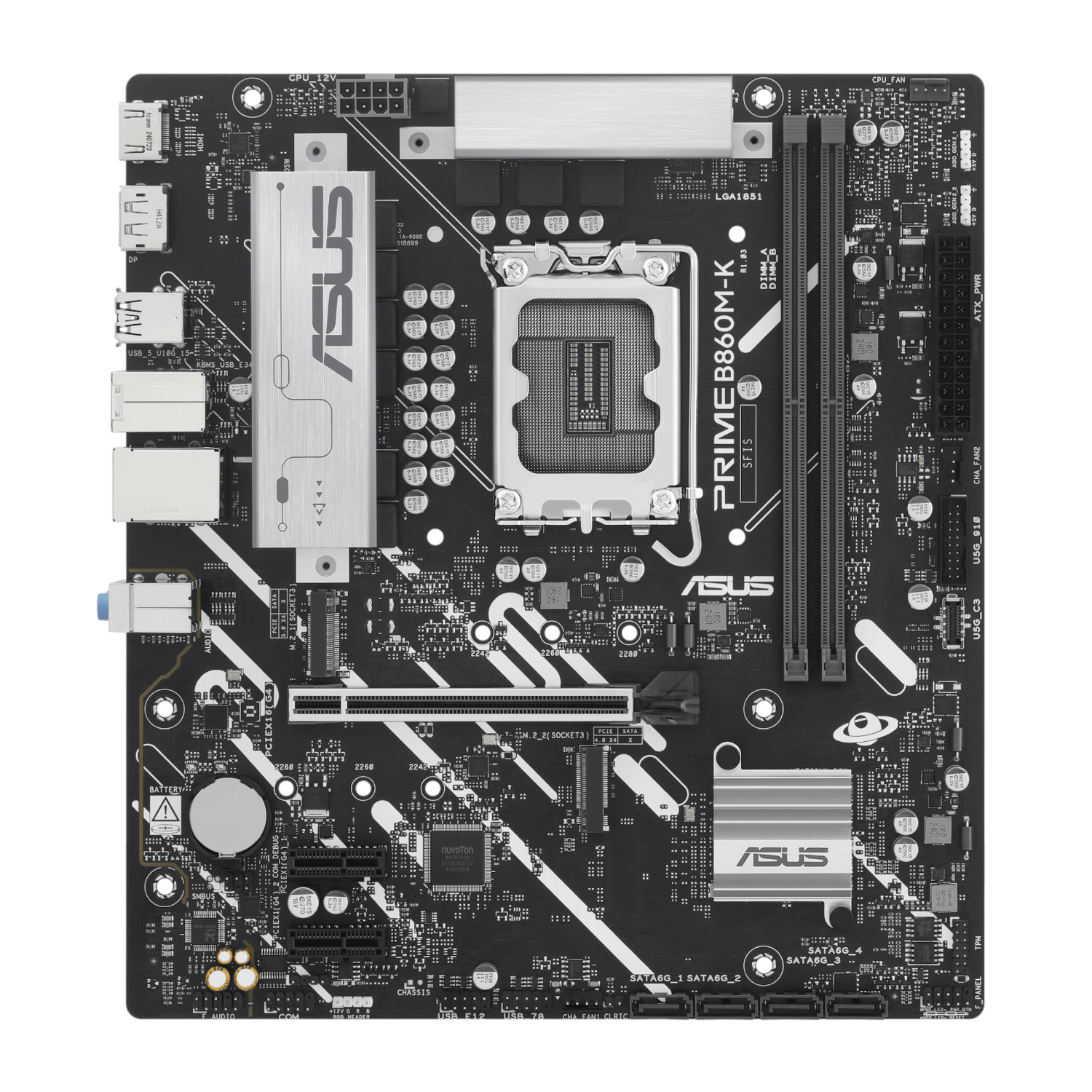 Asus PRIME B860M-K Intel LGA1851 M-ATX Motherboard