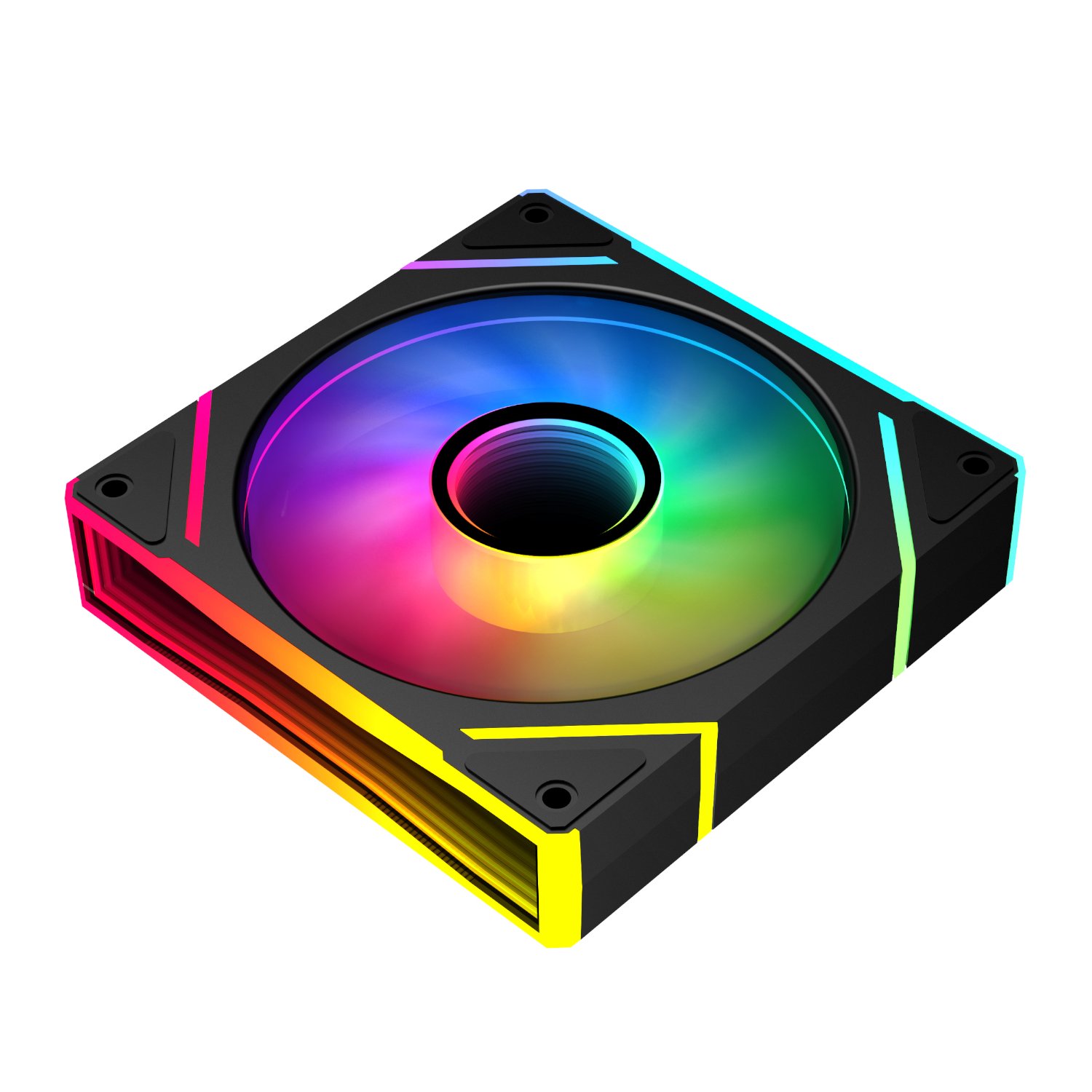 PCBuilder STORM PRISM 120mm ARGB Fan – Black