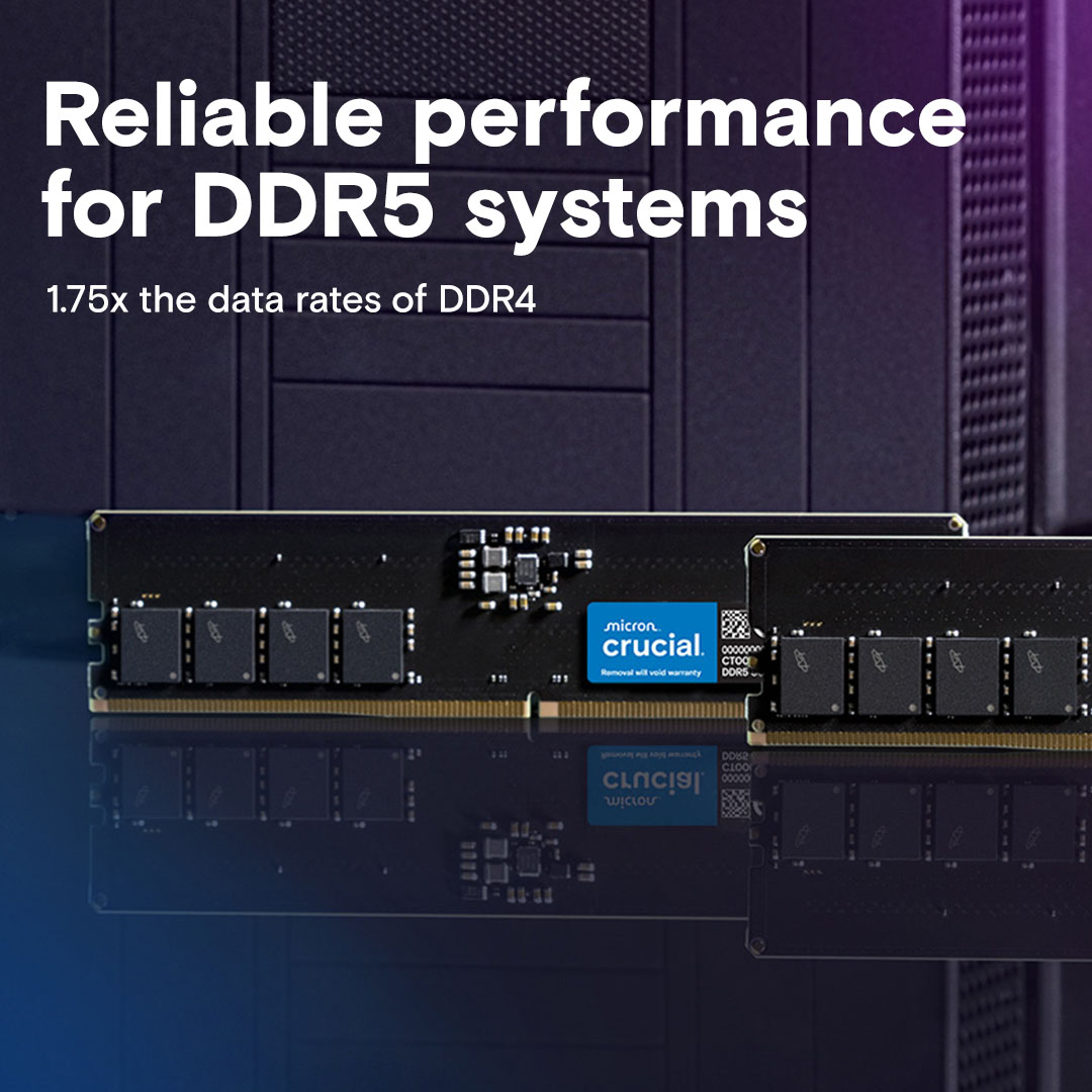 Crucial DDR5 5600MHz 16GK Kit (2x8GB)