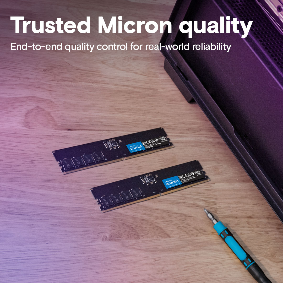 Crucial DDR5 5600MHz 16GK Kit (2x8GB)