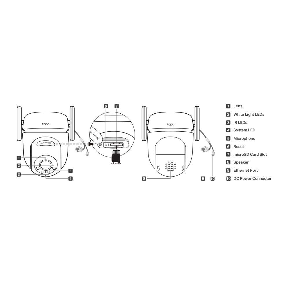 TP-LINK TAPO C530WS | 5MP OUTDOOR PAN/TILT SECURITY WI-FI CAMERA