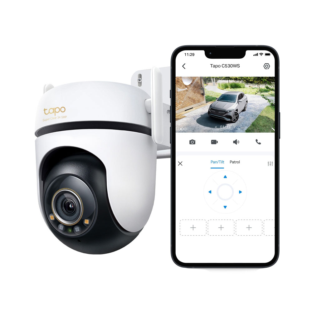 TP-LINK TAPO C530WS | 5MP OUTDOOR PAN/TILT SECURITY WI-FI CAMERA