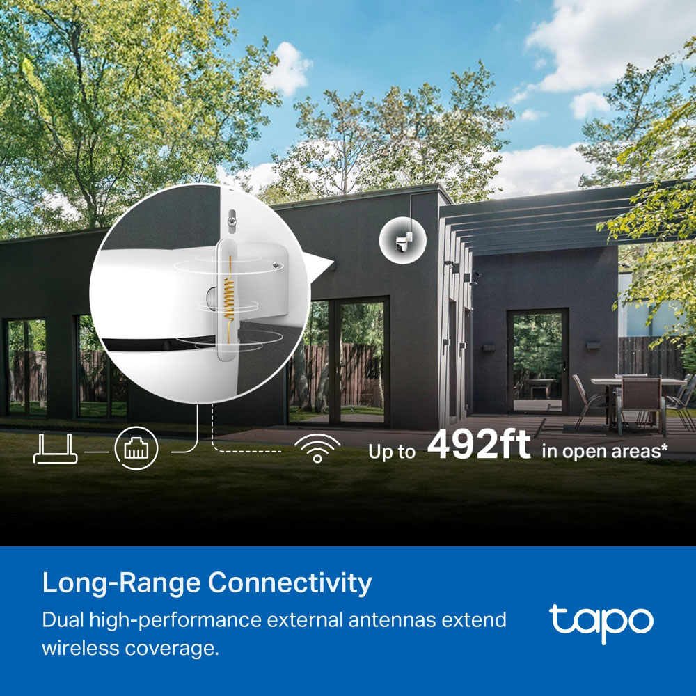 TP-LINK TAPO C530WS | 5MP OUTDOOR PAN/TILT SECURITY WI-FI CAMERA