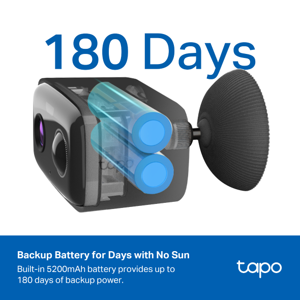 Tapo Solar-Powered Security Camera Kit