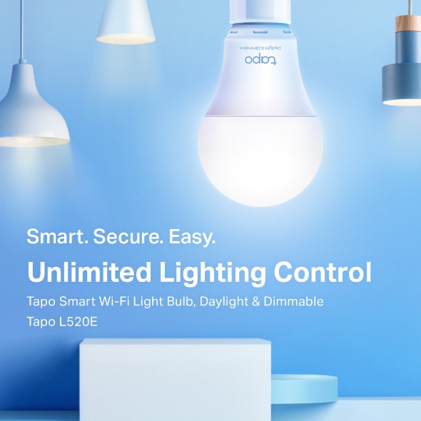 Tapo Smart Wi-Fi Light Bulb, Daylight & Dimmable