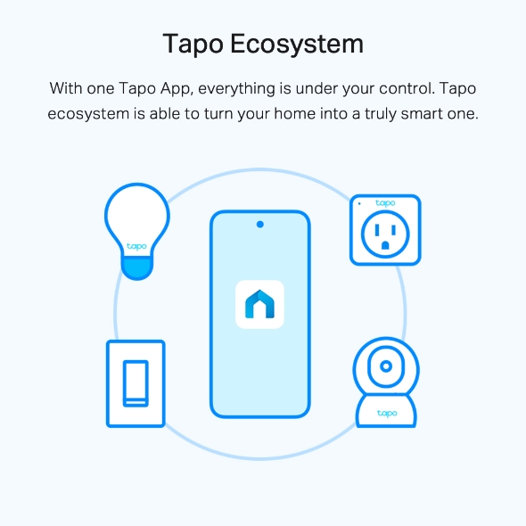 Tapo Smart Wi-Fi Light Bulb, Daylight & Dimmable