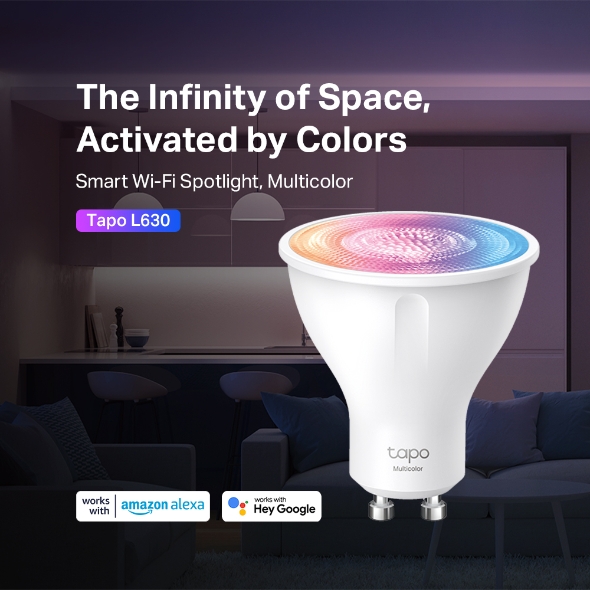 Smart Wi-Fi Spotlight, Multicolor