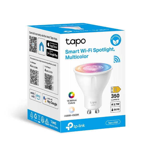 Smart Wi-Fi Spotlight, Multicolor