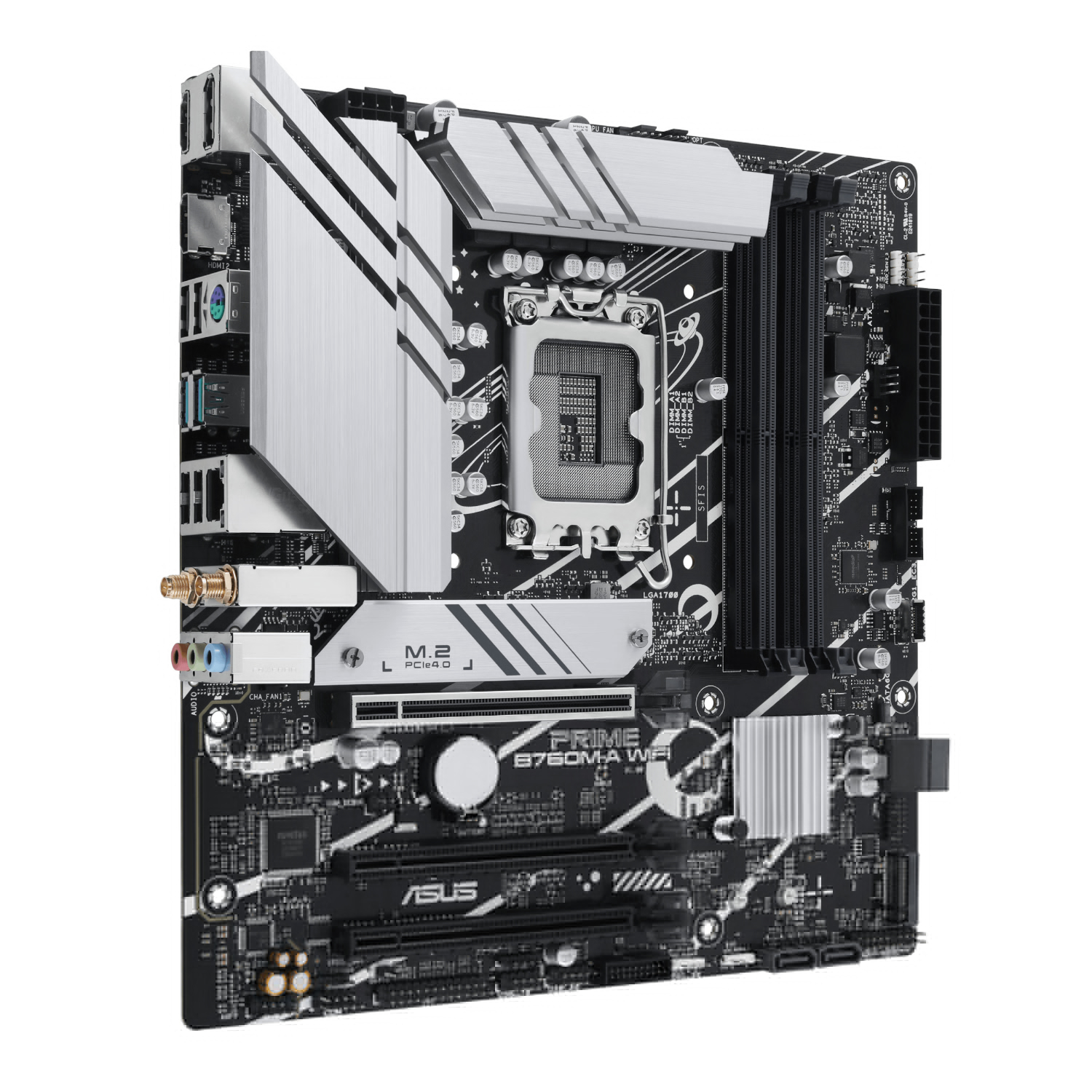 Asus PRIME B760M-A WIFI LGA1700 and Asus Prime LC 240 ARGB Liquid CPU Cooler Bundle